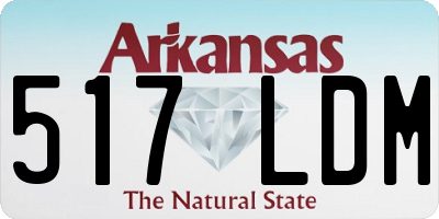 AR license plate 517LDM