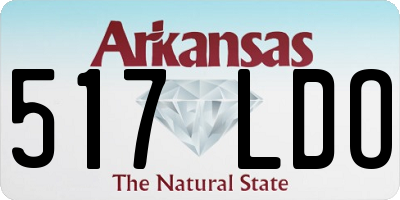 AR license plate 517LDO
