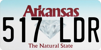 AR license plate 517LDR