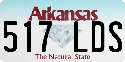 AR license plate 517LDS
