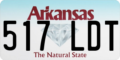 AR license plate 517LDT