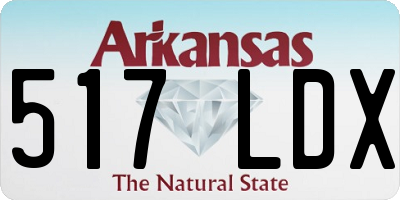 AR license plate 517LDX