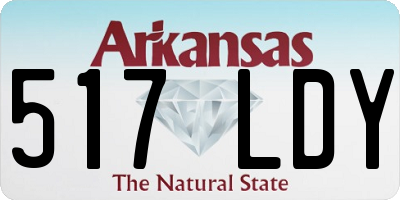 AR license plate 517LDY