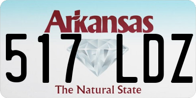 AR license plate 517LDZ