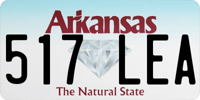 AR license plate 517LEA