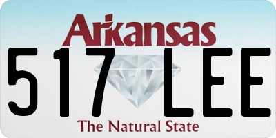 AR license plate 517LEE