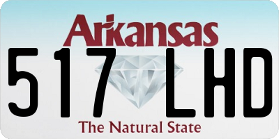 AR license plate 517LHD