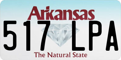 AR license plate 517LPA