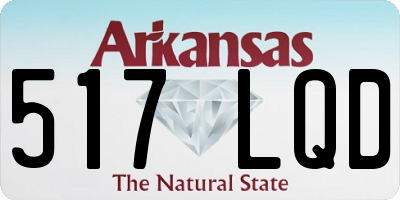 AR license plate 517LQD