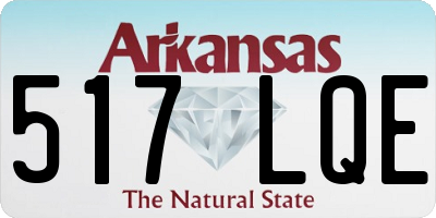 AR license plate 517LQE