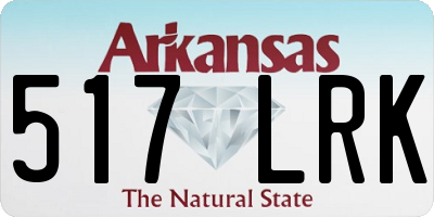 AR license plate 517LRK