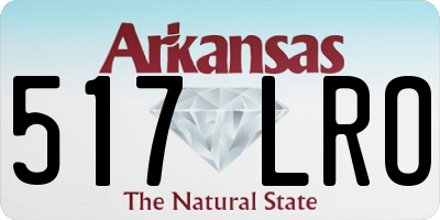 AR license plate 517LRO