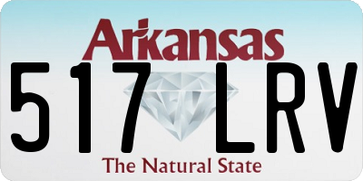 AR license plate 517LRV