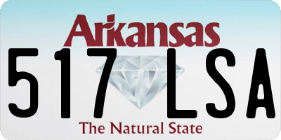 AR license plate 517LSA