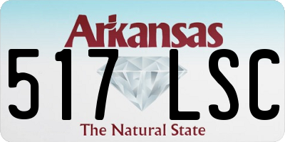 AR license plate 517LSC