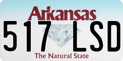 AR license plate 517LSD