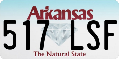 AR license plate 517LSF