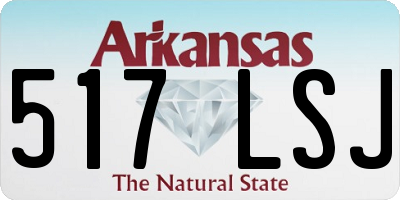 AR license plate 517LSJ