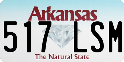AR license plate 517LSM