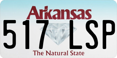 AR license plate 517LSP