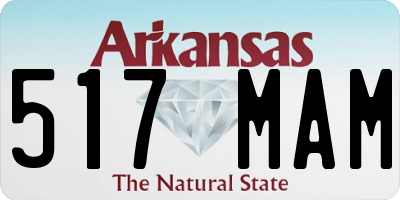 AR license plate 517MAM
