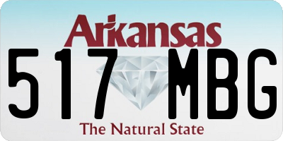 AR license plate 517MBG