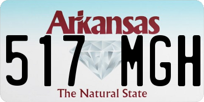 AR license plate 517MGH