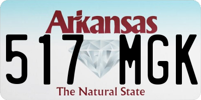 AR license plate 517MGK