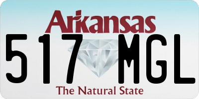 AR license plate 517MGL