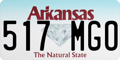 AR license plate 517MGO