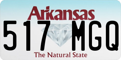 AR license plate 517MGQ