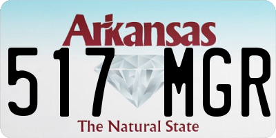 AR license plate 517MGR