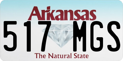 AR license plate 517MGS
