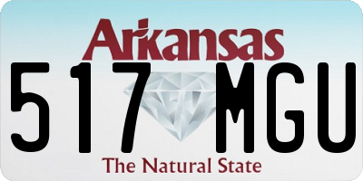 AR license plate 517MGU