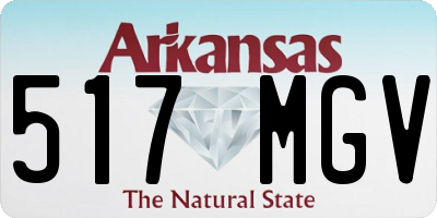 AR license plate 517MGV
