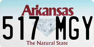 AR license plate 517MGY