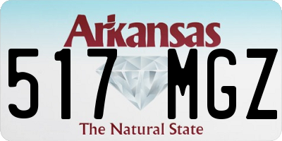 AR license plate 517MGZ