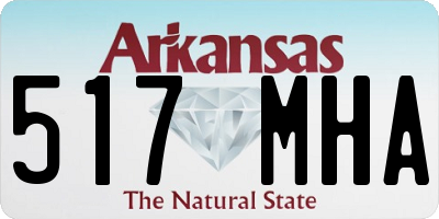 AR license plate 517MHA