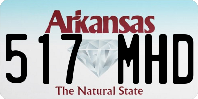 AR license plate 517MHD