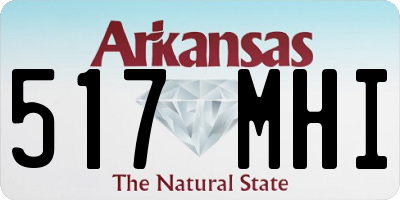 AR license plate 517MHI