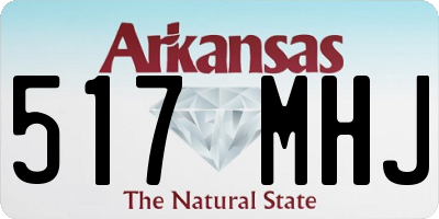 AR license plate 517MHJ