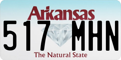 AR license plate 517MHN