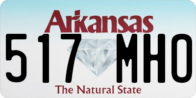 AR license plate 517MHO