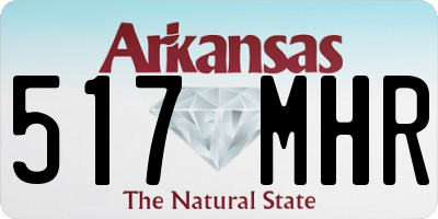 AR license plate 517MHR