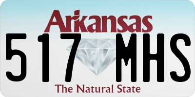 AR license plate 517MHS