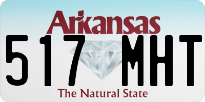 AR license plate 517MHT