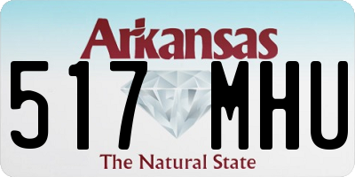 AR license plate 517MHU