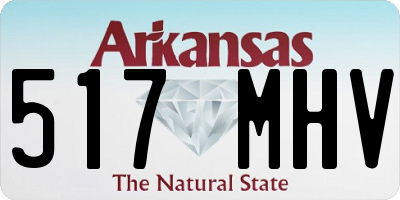AR license plate 517MHV