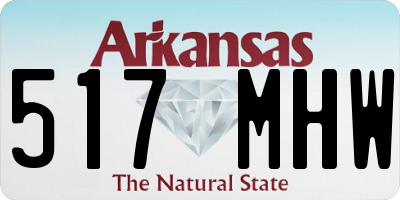 AR license plate 517MHW