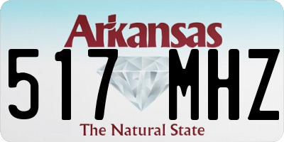 AR license plate 517MHZ